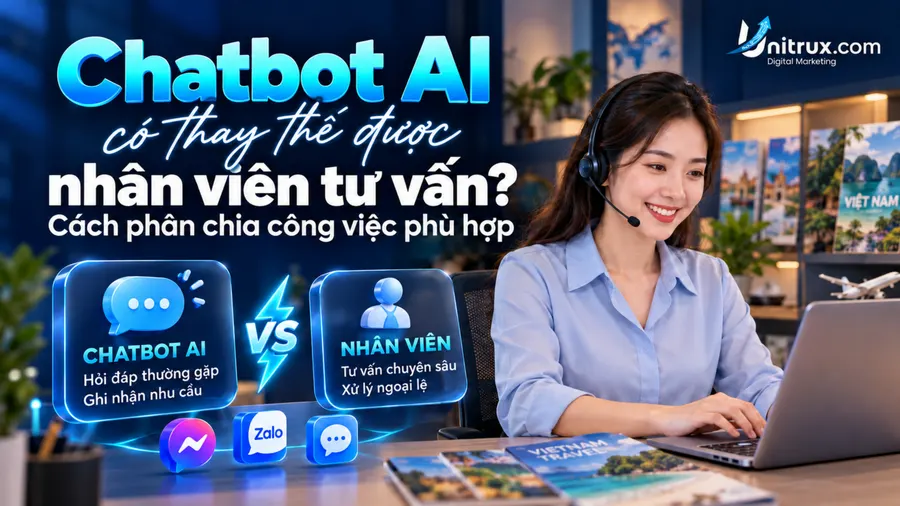Chatbot AI có thay thế được nhân viên tư vấn? Cách phân chia công việc phù hợp
