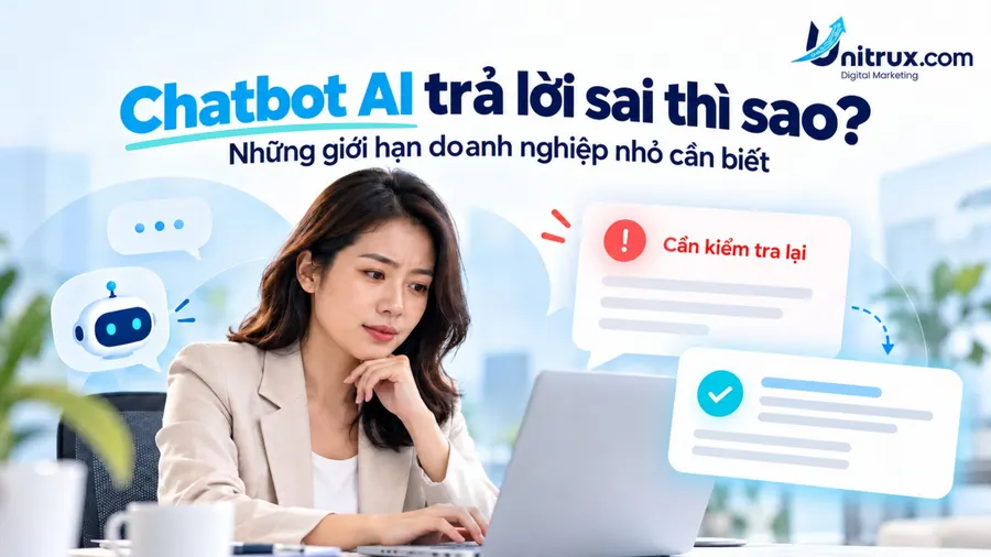 Chatbot AI trả lời sai thì sao? Những giới hạn doanh nghiệp nhỏ cần biết
