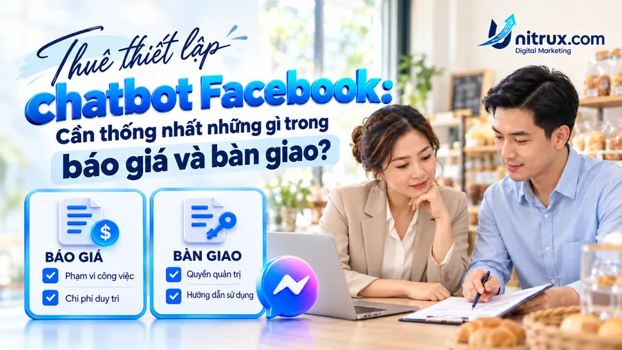 Thuê thiết lập chatbot Facebook: Cần thống nhất những gì trong báo giá và bàn giao?