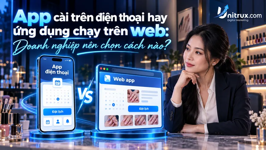 App cài trên điện thoại hay ứng dụng chạy trên web: Doanh nghiệp nên chọn cách nào?