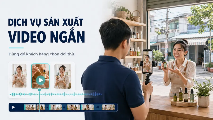 Dịch vụ sản xuất video ngắn tại TP.HCM: Đừng để khách hàng chọn đối thủ
